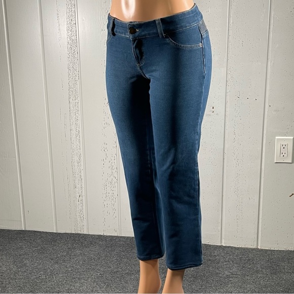 *Jennifer Lopez Women's Crop Straight Leg Denim Jeans Sz 9 - Picture 10 of 11